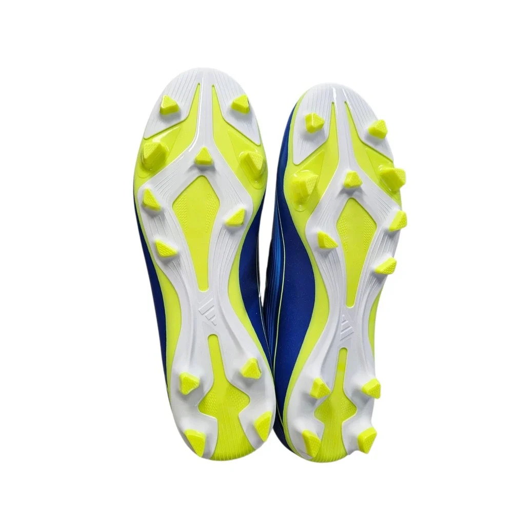 Adidas F50 Messi Club Soccer Cleats Mens 9 Blue Yellow Firm‎ Ground MG Football